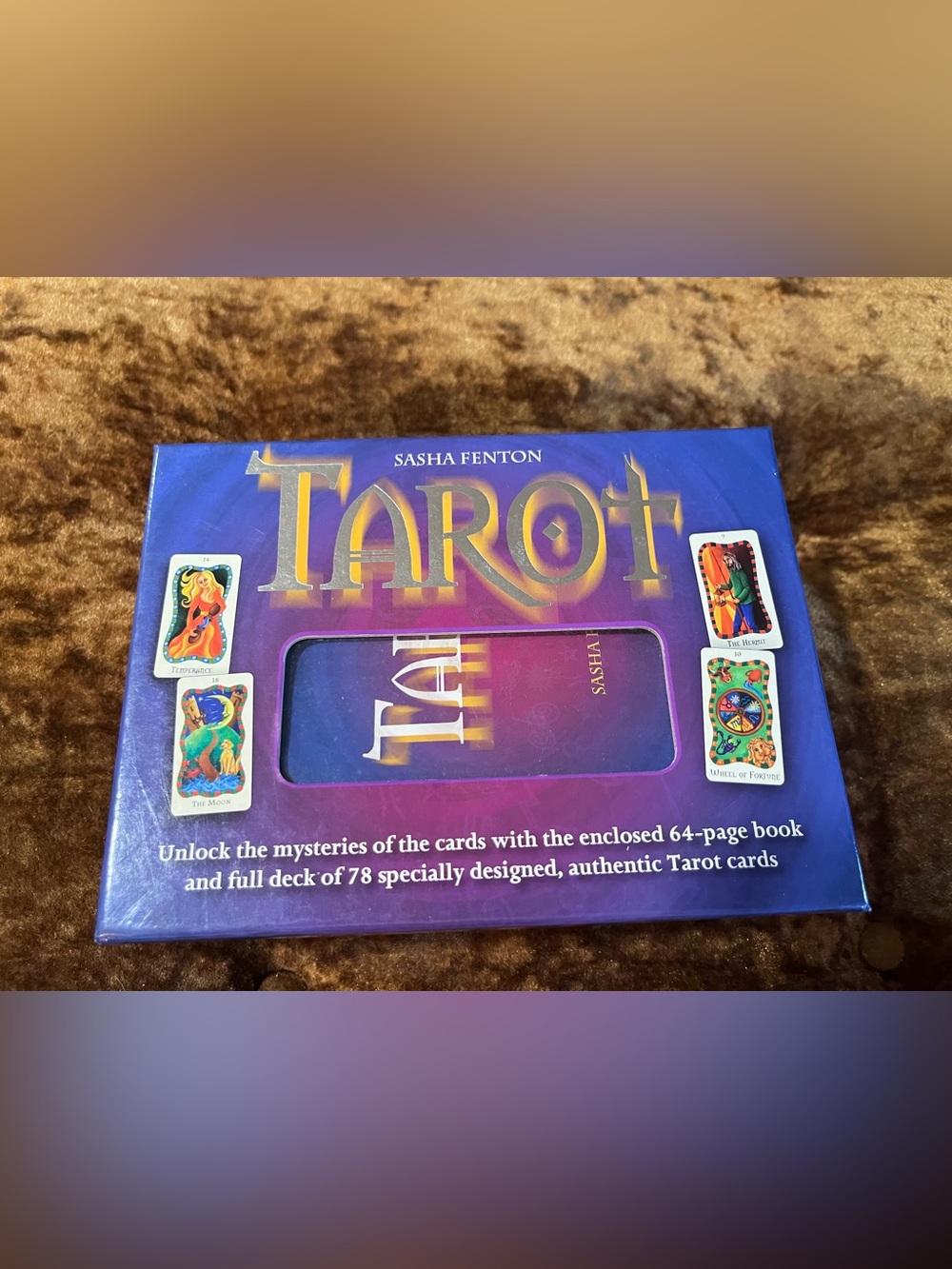 Sasha Fenton Tarot Card Set Complete Divination Guidebook Esoteric Deck